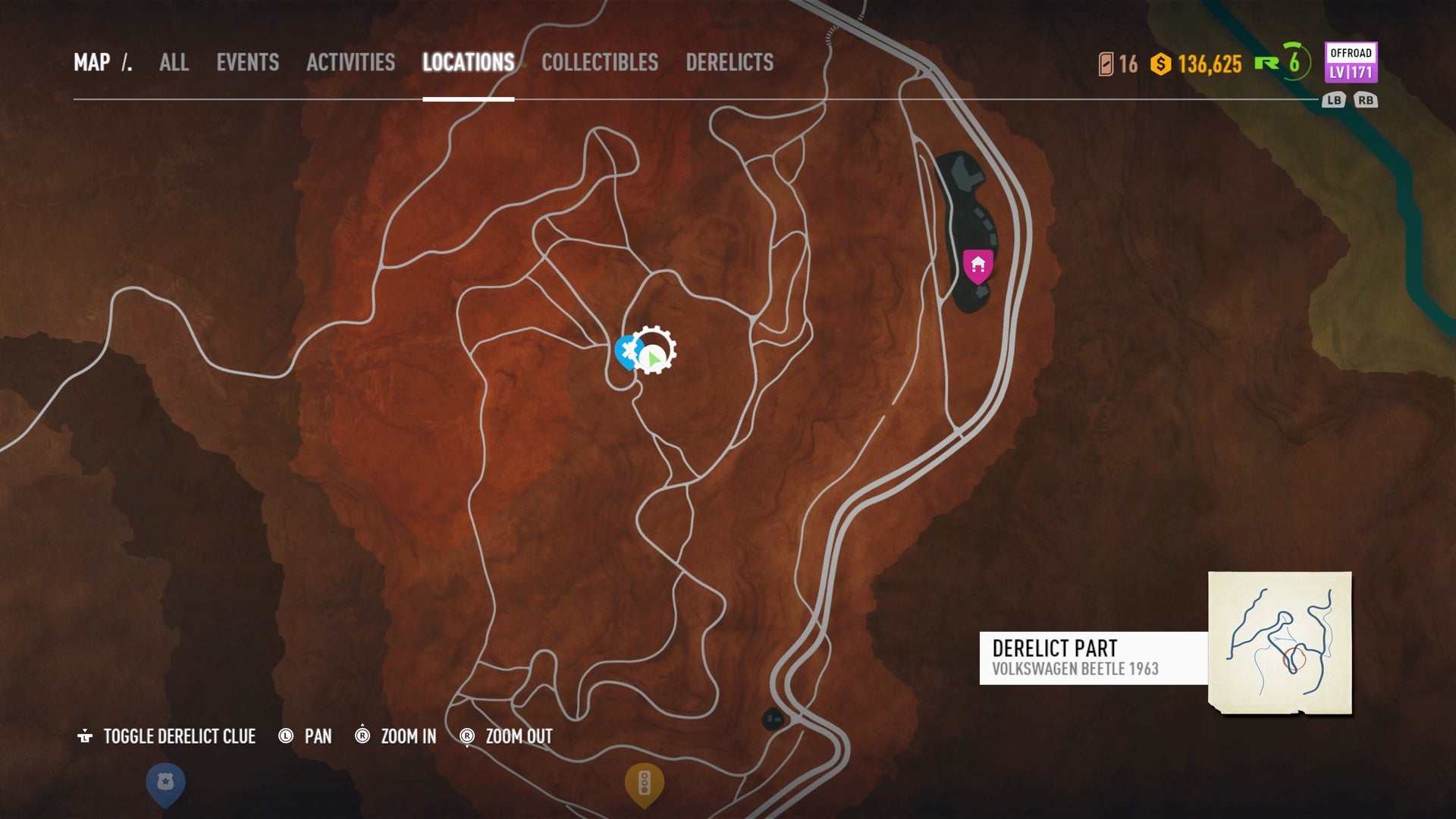 Need For Speed Payback Volkswagen Derelict Parts Need for Speed Payback Volkswagen Beetle 1963 Derelict Parts Location